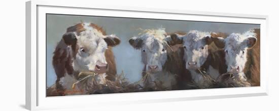 Little Bull & the Babes-Carolyne Hawley-Framed Premium Giclee Print