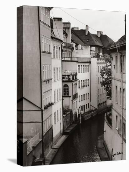 Little Canal, Prague, Czech Republic-Cyndi Schick-Stretched Canvas