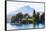 Little Chalet on Lake Luzern, Switzerland-George Oze-Framed Stretched Canvas