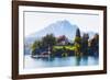 Little Chalet on Lake Luzern, Switzerland-George Oze-Framed Photographic Print