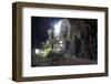Little chapel in the grey Lekiny cliffs, Ouvea, Loyalty Islands, New Caledonia, Pacific-Michael Runkel-Framed Photographic Print
