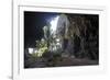 Little chapel in the grey Lekiny cliffs, Ouvea, Loyalty Islands, New Caledonia, Pacific-Michael Runkel-Framed Photographic Print