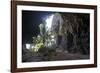 Little chapel in the grey Lekiny cliffs, Ouvea, Loyalty Islands, New Caledonia, Pacific-Michael Runkel-Framed Photographic Print