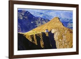 Little Chapel on the Hillside, Nidelwald, Switzerland-George Oze-Framed Photographic Print