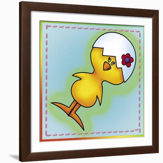 Little Chickens 2-Maria Trad-Framed Giclee Print