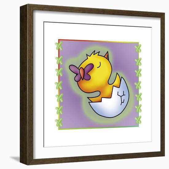 Little Chickens 3-Maria Trad-Framed Giclee Print