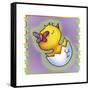 Little Chickens 3-Maria Trad-Framed Stretched Canvas