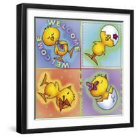 Little Chickens-Maria Trad-Framed Giclee Print