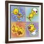 Little Chickens-Maria Trad-Framed Giclee Print