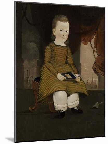 Little Child From Maine, 1846-William Matthew Prior-Mounted Giclee Print