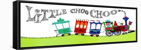 Little Choo Choo - Jack & Jill-Audrey Walters-Framed Stretched Canvas