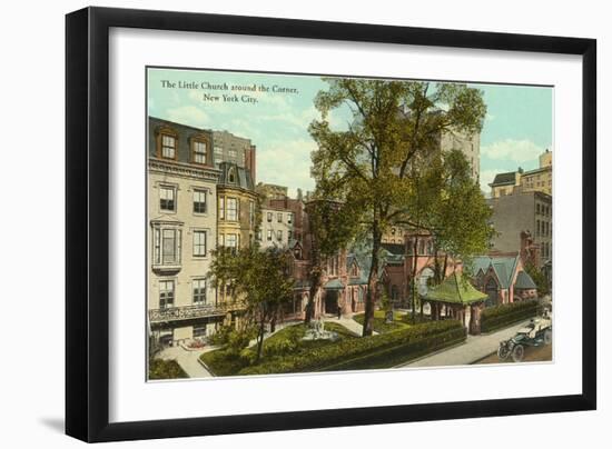 Little Church around the Corner, New York City-null-Framed Art Print