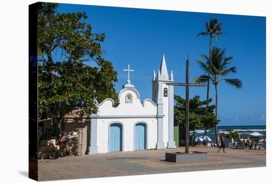Little Church in Praia Do Forte, Bahia, Brazil, South America-Michael Runkel-Stretched Canvas