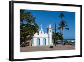 Little Church in Praia Do Forte, Bahia, Brazil, South America-Michael Runkel-Framed Photographic Print