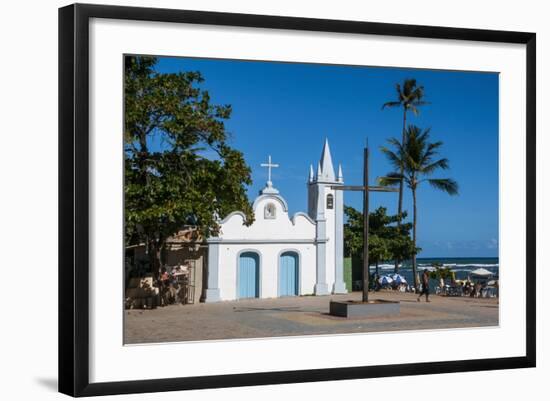 Little Church in Praia Do Forte, Bahia, Brazil, South America-Michael Runkel-Framed Photographic Print