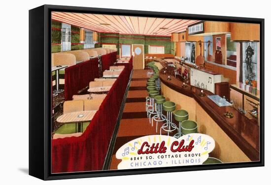 Little Club, Chicago, Illinois-null-Framed Stretched Canvas