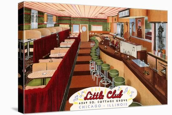 Little Club, Chicago, Illinois-null-Stretched Canvas