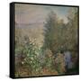 Little Corner of the Garden-Claude Monet-Framed Stretched Canvas