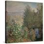 Little Corner of the Garden-Claude Monet-Stretched Canvas