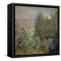 Little Corner of the Garden-Claude Monet-Framed Stretched Canvas