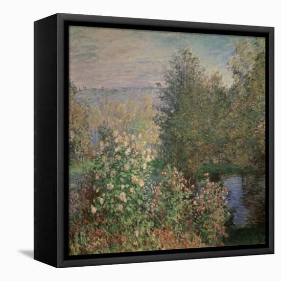 Little Corner of the Garden-Claude Monet-Framed Stretched Canvas