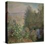 Little Corner of the Garden-Claude Monet-Stretched Canvas