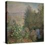 Little Corner of the Garden-Claude Monet-Stretched Canvas