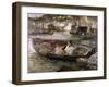 Little Cornish Fisherman (Polperro)-John Robertson Reid-Framed Giclee Print