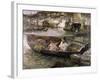 Little Cornish Fisherman (Polperro)-John Robertson Reid-Framed Giclee Print