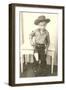 Little Cowboy with Six-Shooter-null-Framed Art Print