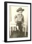 Little Cowboy with Six-Shooter-null-Framed Art Print