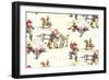 Little Cowboys-null-Framed Art Print