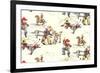 Little Cowboys-null-Framed Premium Giclee Print