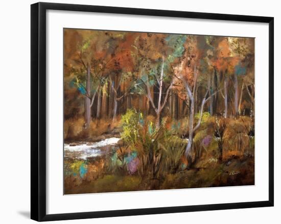 Little Creek Down In The Woods-Ruth Palmer-Framed Art Print