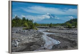 Little Creek in Front of the Tolbachik Volcano, Kamchatka, Russia, Eurasia-Michael-Framed Photographic Print