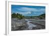 Little Creek in Front of the Tolbachik Volcano, Kamchatka, Russia, Eurasia-Michael-Framed Photographic Print