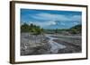Little Creek in Front of the Tolbachik Volcano, Kamchatka, Russia, Eurasia-Michael-Framed Photographic Print