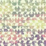 Seamless Wave Hand-Drawn Pattern, Waves Background-Little_cuckoo-Art Print