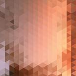 Bright Abstract Triangles Background-Little_cuckoo-Art Print