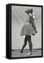 Little Dancer, Aged 14 (Polychrome Bronze, Muslin, Satin and Wood Base)-Edgar Degas-Framed Stretched Canvas