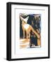 Little Desert Fox, 2015-Mark Adlington-Framed Giclee Print