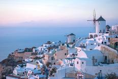 Oia Santorini-Little_Desire-Stretched Canvas