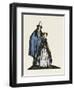 Little Dorrit and Arthur Clenham-Claud Lovat Fraser-Framed Art Print