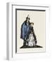 Little Dorrit and Arthur Clenham-Claud Lovat Fraser-Framed Art Print