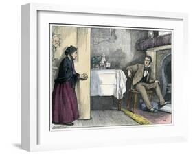 Little Dorrit by Charles Dickens-Frederick Barnard-Framed Giclee Print