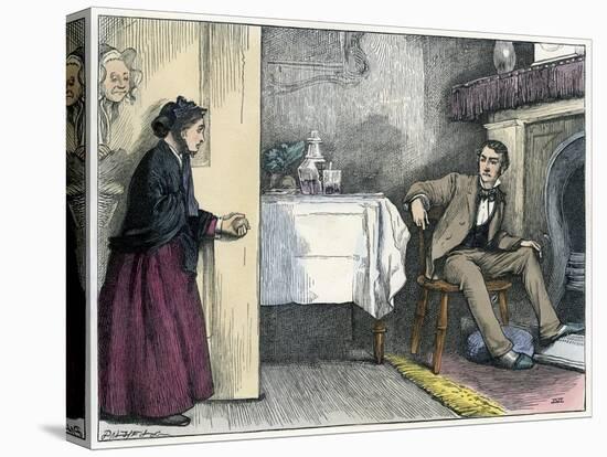 Little Dorrit by Charles Dickens-Frederick Barnard-Stretched Canvas