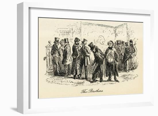 Little Dorrit --Hablot Knight Browne-Framed Giclee Print