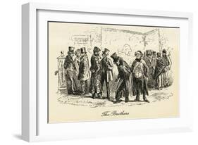 Little Dorrit --Hablot Knight Browne-Framed Giclee Print