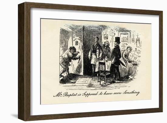 Little Dorrit --Hablot Knight Browne-Framed Giclee Print