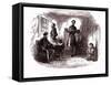 Little Dorrit --Hablot Knight Browne-Framed Stretched Canvas